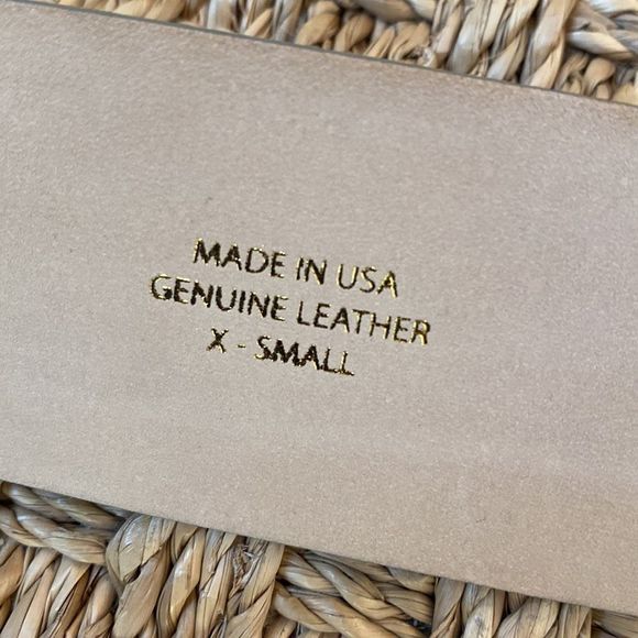 B-Low the Belt Gray Belt with Gold Buckle - Picture 5 of 6